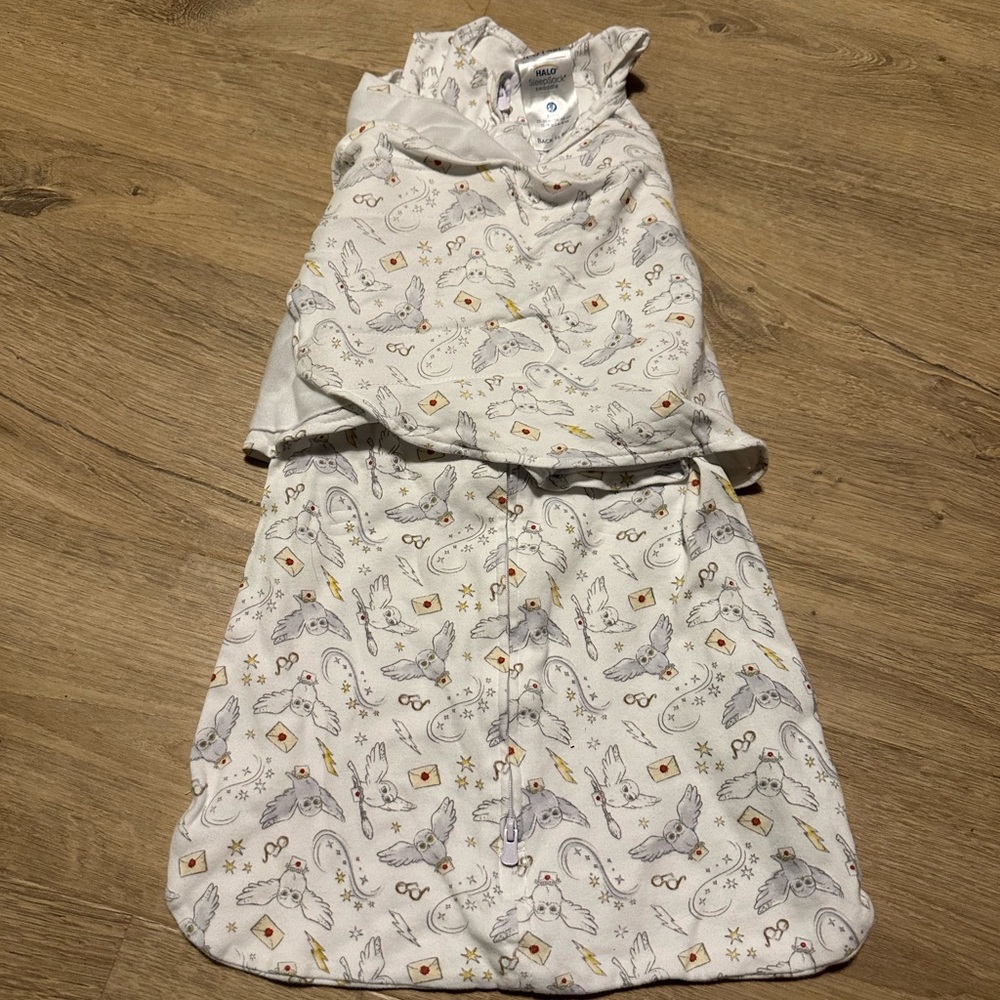 Harry Potter Halo White Sleep Sack with Playful Print